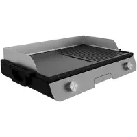 Cecotec PerfectRoast 3000 Elektrische tafelgrill, 3000 W, gemengd kookoppervlak, Rockstone-antiaanbaklaag, regelbare thermostaat, vetopvangbak