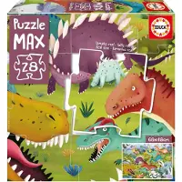 Educa Puzzle XL 28 Dinozaury - Puzzel XL 28 Dinosaurussen