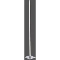Leuchtendirekt LED-vloerlamp Bella, dimbaar, alu / grijs / zink, Woon-/ Eetkamer, Aluminium, Modern, LED vloerlamp