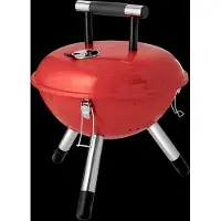 Fritel A502 Charcoal & Electric Bbq 2 In 1 Rood