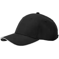 Beechfield Team Sport-Tech Cap (Zwart/Wit)