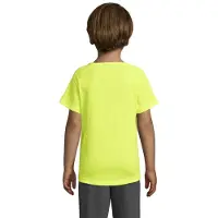 Sols Kinderen/Kinderen Sportief Raglan T-shirt (Neon geel)
