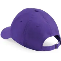 Beechfield Volwassenen Unisex Athleisure Cotton Baseball Cap (Paars/Wit)