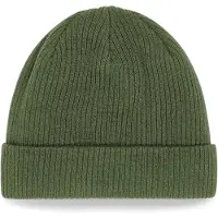 Beechfield Biologische Katoenen Beanie (Olijfgroen)