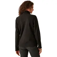 Regatta Dames/Dames Micro Full Zip Fleecejack (Zwart)