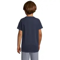 Sols Kinderen/Kinderen Sportief Raglan T-shirt (Franse marine)