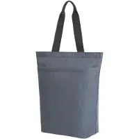 Halfar Effen cirkel boodschappentas (Blauw/Grijs)