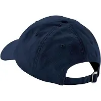 Beechfield Baseballpet met Paneel van Biologisch Katoen (Marineblauw)