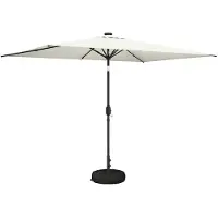 vidaXL Tuinhaard met LED-verlichting en basis 200 x 300 cm Polyester