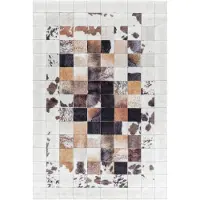 Muratap Fiesta wasbaar vloerkleed laagpolig patchwork design - woonkamer