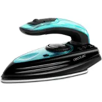 Cecotec Droog/Stoom Reis-strijkijzer GoForce 8000 Folding Titanium 60 ml 1200W Zwart Blauw