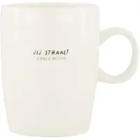 Zusss Mok Jij Straalt Wit / Zwart 500 ml