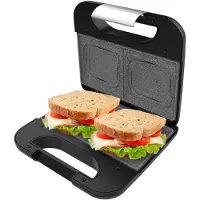 Cecotec 02953 sandwich maker Zwart, Roestvrijstaal