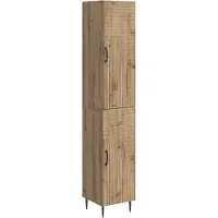 vidaXL Kastenset 2 st Artisanaal eiken Bewerkt hout