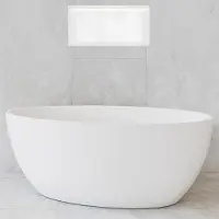 Hotbath &More Inbouwnis - 30 x 60 x 10 cm - Frameless - met LED-verlichting - Mat Wit