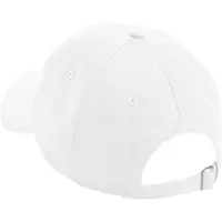 Beechfield EarthAware Classic 6 Panel Organic Cotton Sandwich Peak Baseball Cap (Wit)