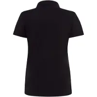 JHK Dames/Dames Effen Plus Poloshirt (Zwart)