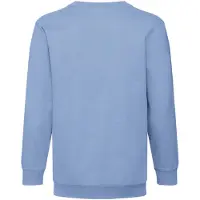 Fruit Of The Loom Kinder/Kids Klassiek Sweatshirt met Inzet (Hemelsblauw)
