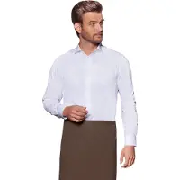 Karlowsky Basic Bistro Contrast Schort (Lichtbruin)