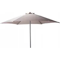 Gardalux Parasol | | Ø 230 x 220 cm (Taupe)