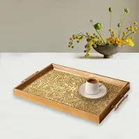 Hobby Hall - Dienblad - Veelkleurig - 100% GLAS - 53 x 4 x 32 cm
