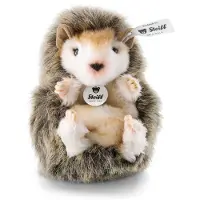 Steiff Knuffel - 10 cm - Joggi Baby Egel - Donkerbruin - - OneSize - Knuffels