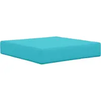 vidaXL Buitenbankkussen Polyester Turquoise 60 x 40 x 10 cm
