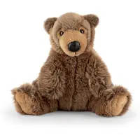 Living Nature knuffel Bruine Beer met geluid 24cm.