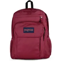 JanSport schoolrugzak rugzak met laptopvak Union Pack 27L Russet Red rood