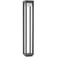 PRIOS LED tuinpadverlichting - tuinlamp Gamion, alu / grijs / zink, Aluminium, Modern, LED buitenlamp