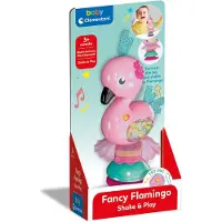 Clementoni baby flamingo ratel schud en speel