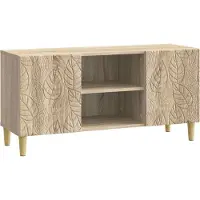 vidaXL TV Kast 102 x 34,5 x 50 cm Sonoma Eiken Bewerkt hout