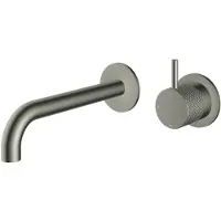 Hotbath Afbouwdeel tbv inbouw wastafelkraan cobberx18 cm geborsteld nikkel