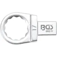 Bgs Einsteck-Ringschlüssel 17 mm Aufnahme 9 x 12 mm