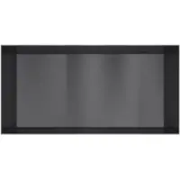 Hotbath &More Inbouwnis - 30 x 60 x 10 cm - Frameless - Geborsteld Zwart PVD