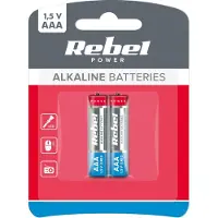 Rebel LR03 Serie - Alkalische Batterij - AAA - 1,5 V - 2 stuks