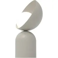 Emibig Tafellamp Boto LN1, crème / amber, Woon-/ Eetkamer, metaal, Modern, Tafellamp