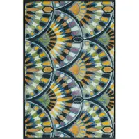Wash & dry Wash+Dry Wasbare Deurmat - Feather Arc - 70 x 120cm