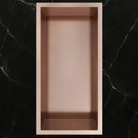 Hotbath &More Inbouwnis - 30 x 15 x 10 cm - Geborsteld Koper PVD