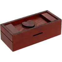Philos puzzeldoos hart - houten breinbreker cadeau puzzeldoos.