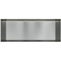 Hotbath &More Inbouwnis - 30 x 80 x 10 cm - Frameless - met LED-verlichting - RVS 316
