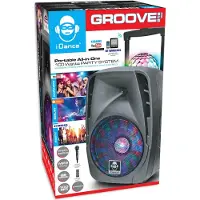 IDance Groove216MK2 Party Speaker - Draadloos - Bluetooth Speaker - FM Radio - 100 Watt - Discoverlichting - Met Microfoon en Afstandsbediening