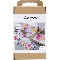 Creativ Company schilderset gouache voor kinderen en volwassenen - creatieve hobbyset.