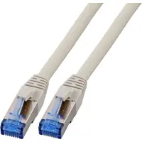 EFB Elektronik RJ45 Patch cable S/FTP, Cat.6A, Cat.7 raw cable TPE superflex, 20m, gr