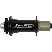 MSCH Copenhagen Disc achterwielnaaf, zwart, 32 gaten / 12 x 165 mm, zwart, 32 gaten