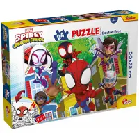 Lisciani Marvel Spidey amazing friends puzzel - kleurplaat 24 stukjes