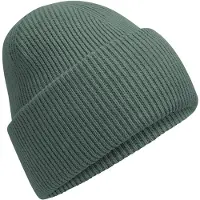 Beechfield Unisex Classic Engineered Crown Beanie voor volwassenen (Marinegroen)