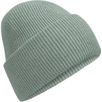 Beechfield Unisex Classic Engineered Crown Beanie voor volwassenen (Stoffig groen)