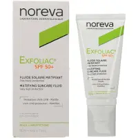 Noreva Exfoliac Spf50+ Matifying Suncare Fluid 40 ml Lotion