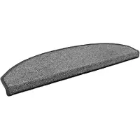 vidaXL Zelfklevende trapmatten 15 st 80 x 24,5 x 3,5 cm Donkergrijs